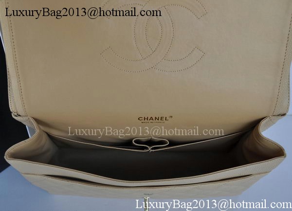 Chanel Jumbo Double Flaps Bag Apricot Cannage Pattern A36097 Gold Chanel Jumbo Double Flaps Bag Apricot Cannage Pattern A36097 Gold