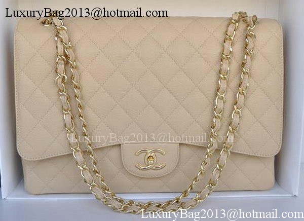 Chanel Jumbo Double Flaps Bag Apricot Cannage Pattern A36097 Gold Chanel Jumbo Double Flaps Bag Apricot Cannage Pattern A36097 Gold