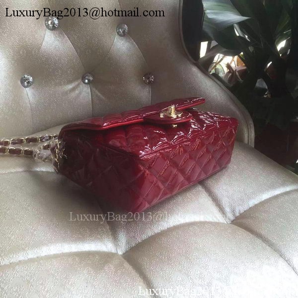 Chanel mini Classic Flap Bag Original Patent A1116 Wine Chanel mini Classic Flap Bag Original Patent A1116 Wine