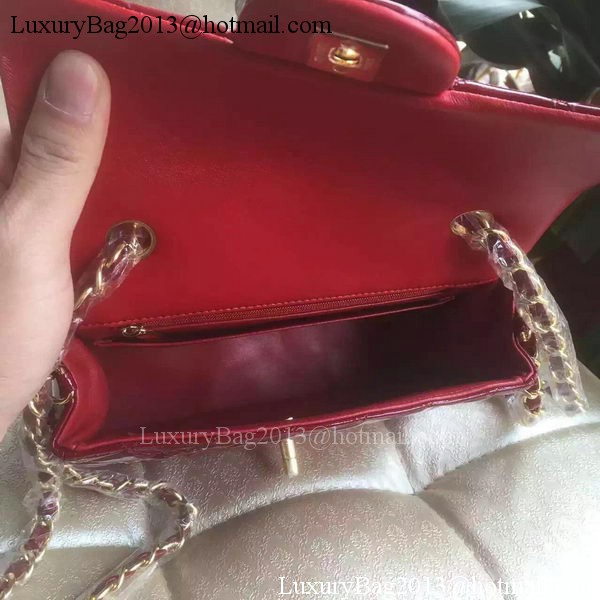 Chanel mini Classic Flap Bag Original Patent A1116 Wine Chanel mini Classic Flap Bag Original Patent A1116 Wine