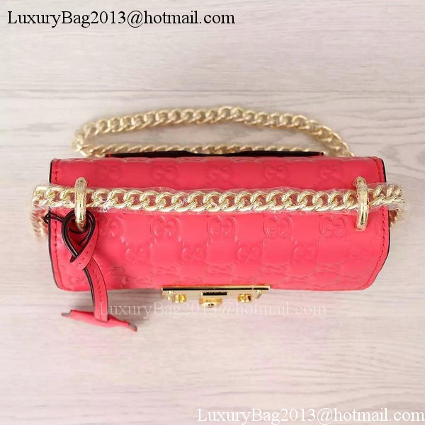Gucci Padlock Gucci Signature Shoulder Bag 409487 Pink Gucci Padlock Gucci Signature Shoulder Bag 409487 Pink