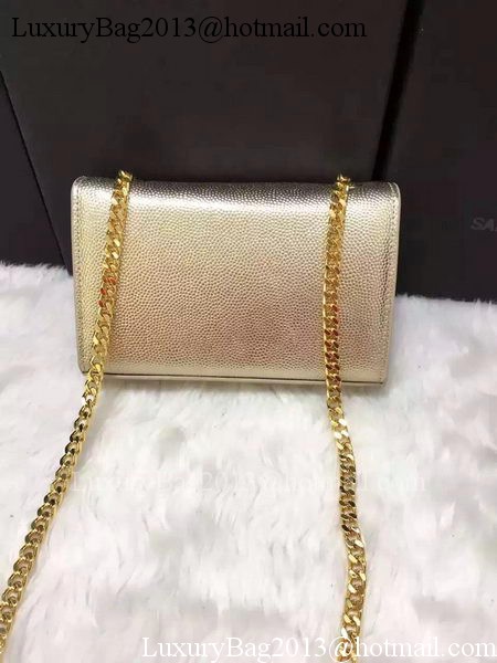 Yves Saint Laurent Cross-body Shoulder Bag Y9013 Gold Yves Saint Laurent Cross-body Shoulder Bag Y9013 Gold