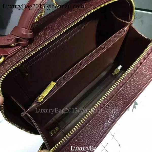 Chanel Shoulder Bag Original Calfskin Leather CHA6678 Burgundy Chanel Shoulder Bag Original Calfskin Leather CHA6678 Burgundy