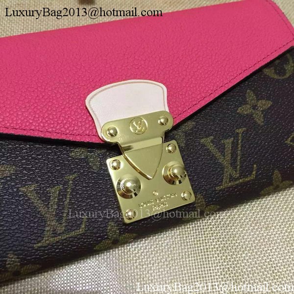 Louis Vuitton Monogram Canvas PALLAS WALLET M58413 Rose Louis Vuitton Monogram Canvas PALLAS WALLET M58413 Rose