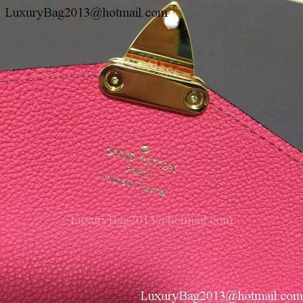 Louis Vuitton Monogram Canvas PALLAS WALLET M58413 Rose Louis Vuitton Monogram Canvas PALLAS WALLET M58413 Rose