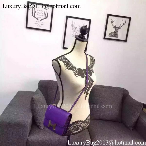 Hermes Constance Bag Calfskin Leather H9999 Violet Hermes Constance Bag Calfskin Leather H9999 Violet