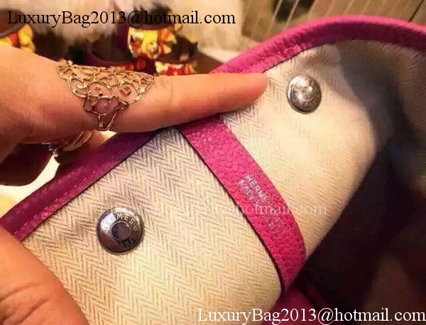 Hermes Garden Party 36cm Tote Bags Canvas HGP1927 Rose Hermes Garden Party 36cm Tote Bags Canvas HGP1927 Rose