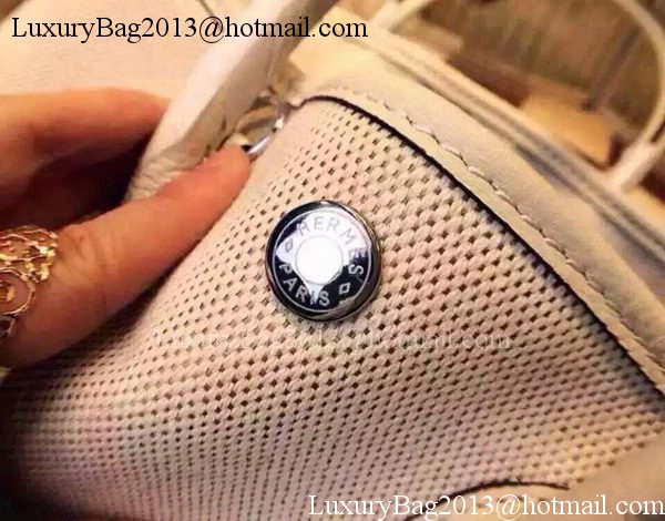 Hermes Garden Party 36cm Tote Bags Canvas HGP1927 White Hermes Garden Party 36cm Tote Bags Canvas HGP1927 White