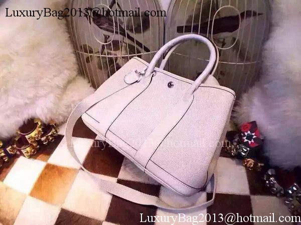 Hermes Garden Party 36cm Tote Bags Canvas HGP1927 White Hermes Garden Party 36cm Tote Bags Canvas HGP1927 White