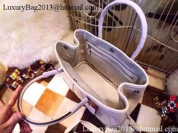 Hermes Garden Party 36cm Tote Bags Canvas HGP1927 White Hermes Garden Party 36cm Tote Bags Canvas HGP1927 White