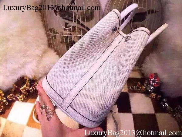 Hermes Garden Party 36cm Tote Bags Canvas HGP1927 White Hermes Garden Party 36cm Tote Bags Canvas HGP1927 White
