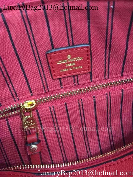 Louis Vuitton Monogram Empreinte Speedy 30 Bag M40762 Red Louis Vuitton Monogram Empreinte Speedy 30 Bag M40762 Red