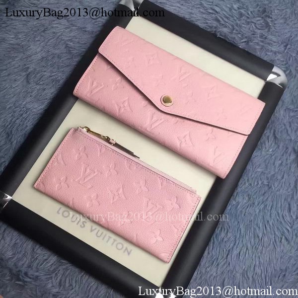 Louis Vuitton Monogram Empreinte WALLET M60565 Pink Louis Vuitton Monogram Empreinte WALLET M60565 Pink