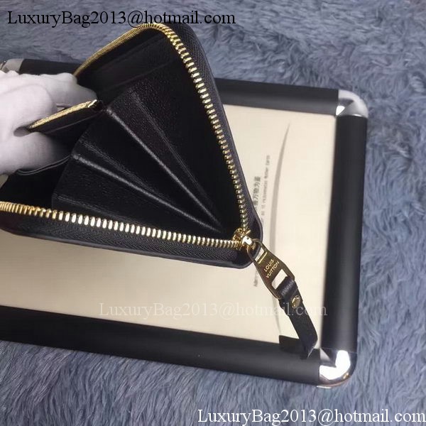 Louis Vuitton Monogram Empreinte ZIPPY WALLET M60571 Black Louis Vuitton Monogram Empreinte ZIPPY WALLET M60571 Black