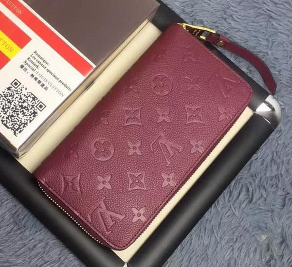 Louis Vuitton Monogram Empreinte ZIPPY WALLET M60571 Purple
