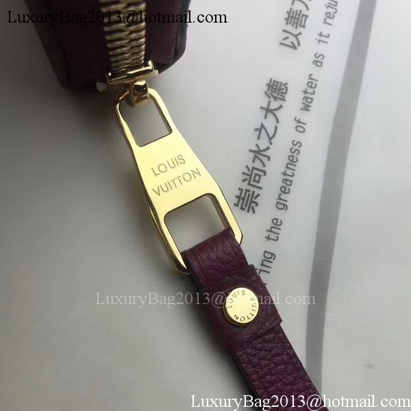 Louis Vuitton Monogram Empreinte ZIPPY WALLET M60571 Purple Louis Vuitton Monogram Empreinte ZIPPY WALLET M60571 Purple