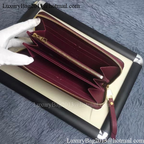 Louis Vuitton Monogram Empreinte ZIPPY WALLET M60571 Purple Louis Vuitton Monogram Empreinte ZIPPY WALLET M60571 Purple