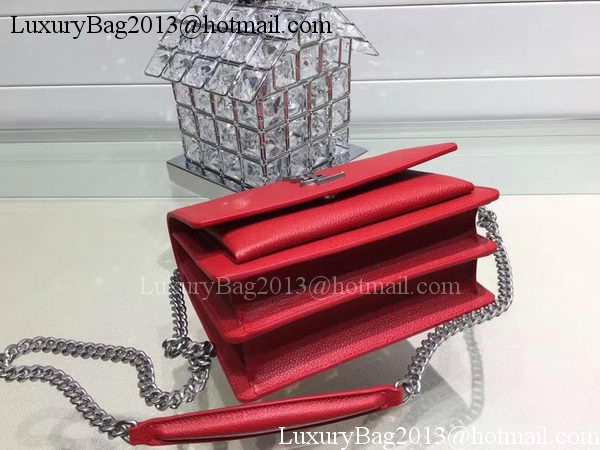 Yves Saint Laurent Cross-body Shoulder Bag Y13928 Red Yves Saint Laurent Cross-body Shoulder Bag Y13928 Red