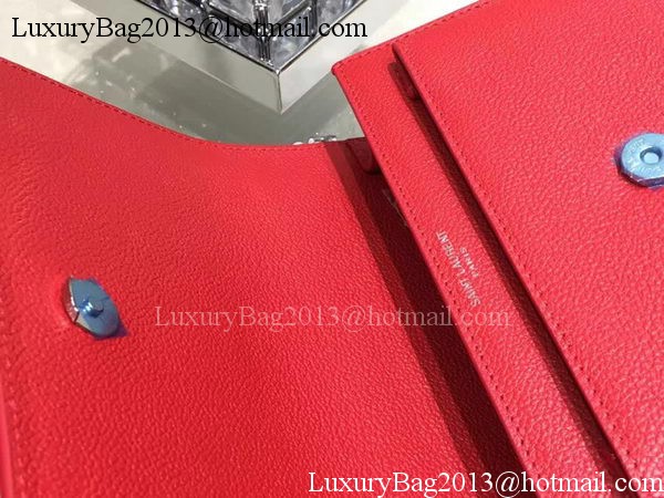 Yves Saint Laurent Cross-body Shoulder Bag Y13928 Red Yves Saint Laurent Cross-body Shoulder Bag Y13928 Red