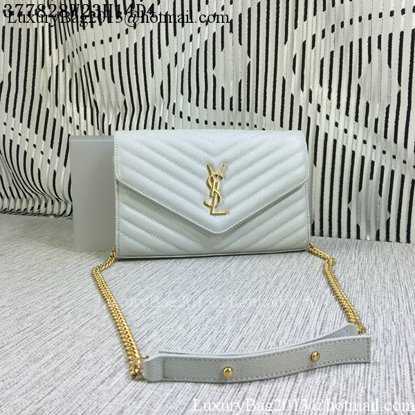 YSL Classic Monogramme Flap Bag Cannage Pattern Y377828L OffWhite YSL Classic Monogramme Flap Bag Cannage Pattern Y377828L OffWhite