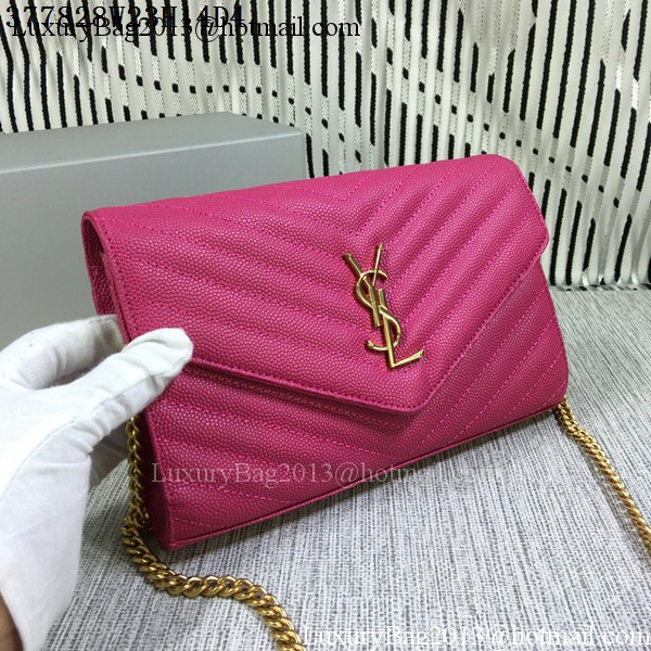 YSL Classic Monogramme Flap Bag Cannage Pattern Y377828L Rose YSL Classic Monogramme Flap Bag Cannage Pattern Y377828L Rose