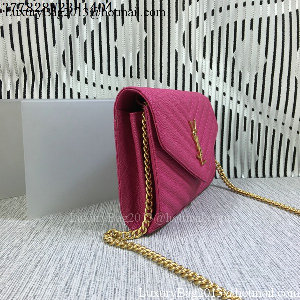 YSL Classic Monogramme Flap Bag Cannage Pattern Y377828L Rose YSL Classic Monogramme Flap Bag Cannage Pattern Y377828L Rose