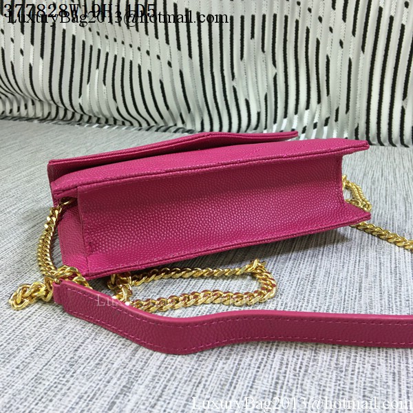 YSL Classic Monogramme Flap Bag Cannage Pattern Y377828S Rose YSL Classic Monogramme Flap Bag Cannage Pattern Y377828S Rose