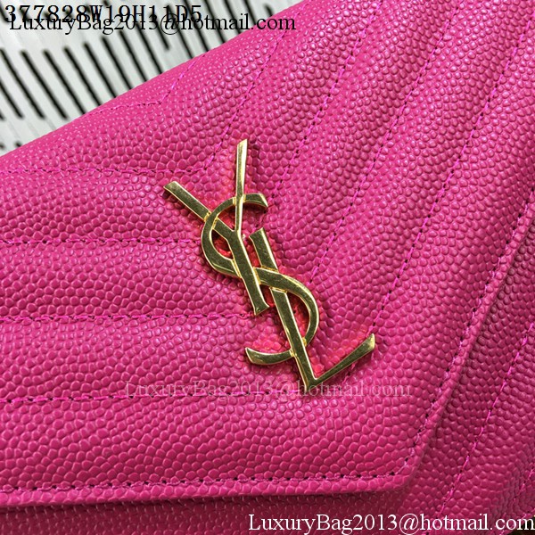 YSL Classic Monogramme Flap Bag Cannage Pattern Y377828S Rose YSL Classic Monogramme Flap Bag Cannage Pattern Y377828S Rose