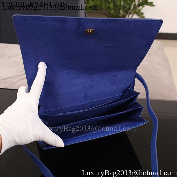 Yves Saint Laurent Monogramme Cross-body Shoulder Bag 126605 Blue Yves Saint Laurent Monogramme Cross-body Shoulder Bag 126605 Blue