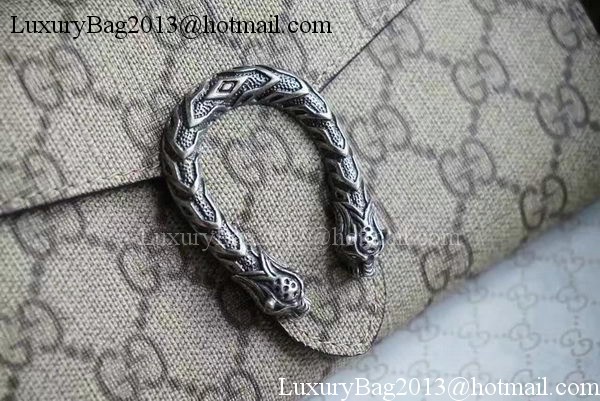 Gucci Dionysus GG Supreme Chain Wallet 404140 Grey Gucci Dionysus GG Supreme Chain Wallet 404140 Grey