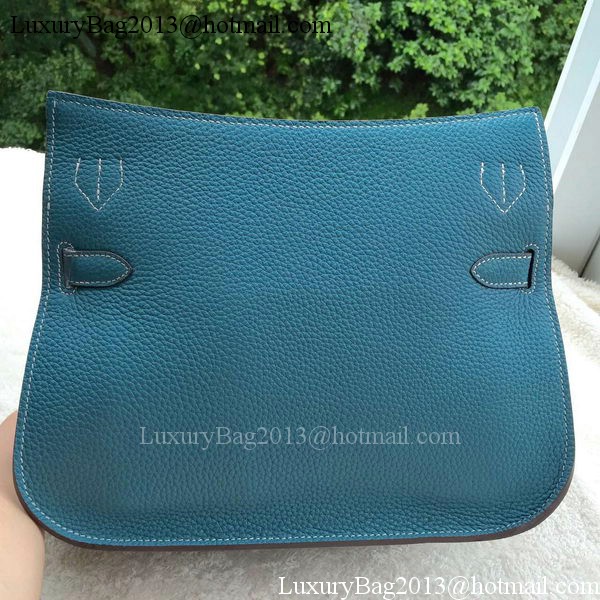 Hermes Jypsiere 31CM Shoulder Bag Calfskin Leather H0880 Blue Hermes Jypsiere 31CM Shoulder Bag Calfskin Leather H0880 Blue