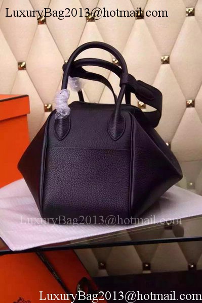 Hermes Lindy 30CM Leather Shoulder Bag H0881 Black Hermes Lindy 30CM Leather Shoulder Bag H0881 Black