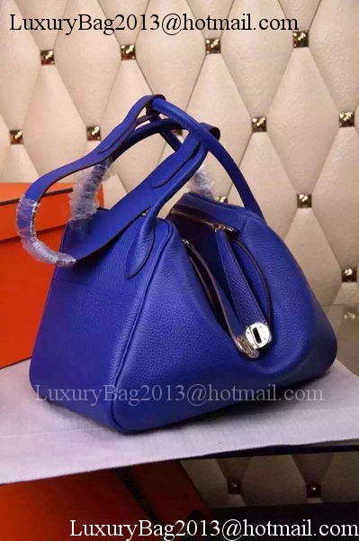 Hermes Lindy 30CM Leather Shoulder Bag H0881 Blue Hermes Lindy 30CM Leather Shoulder Bag H0881 Blue