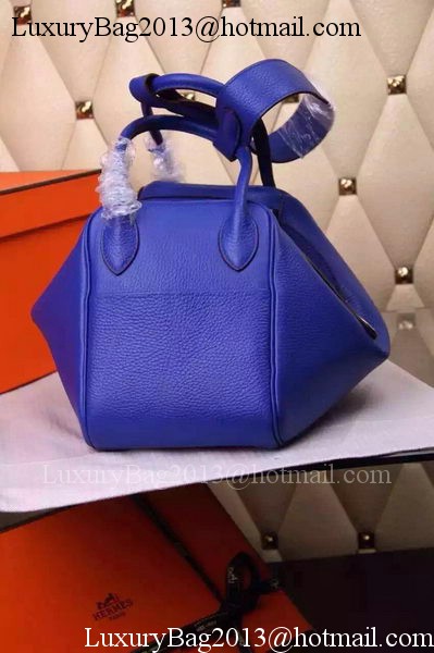 Hermes Lindy 30CM Leather Shoulder Bag H0881 Blue Hermes Lindy 30CM Leather Shoulder Bag H0881 Blue