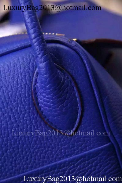 Hermes Lindy 30CM Leather Shoulder Bag H0881 Blue Hermes Lindy 30CM Leather Shoulder Bag H0881 Blue
