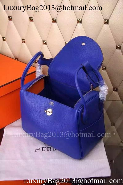 Hermes Lindy 30CM Leather Shoulder Bag H0881 Blue Hermes Lindy 30CM Leather Shoulder Bag H0881 Blue