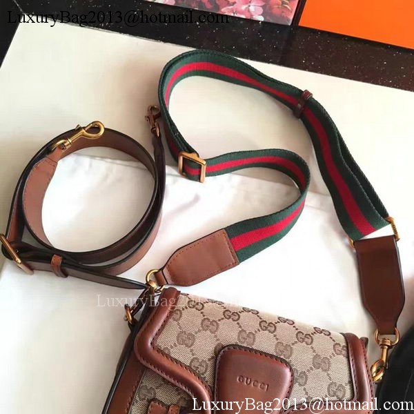 Gucci Lady Web GG Canvas Shoulder Bag 383821 Brown Gucci Lady Web GG Canvas Shoulder Bag 383821 Brown