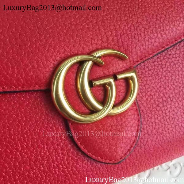 Gucci GG Marmont Leather mini Chain Bag 401232 Red Gucci GG Marmont Leather mini Chain Bag 401232 Red