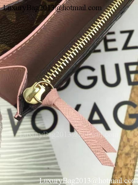 Louis Vuitton Monogram Canvas Emilie Wallet M60696 Pink Louis Vuitton Monogram Canvas Emilie Wallet M60696 Pink