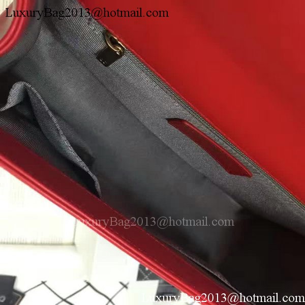 Boy Chanel Flap Bag Red Original Sheepskin Leather A67088 Gold Boy Chanel Flap Bag Red Original Sheepskin Leather A67088 Gold