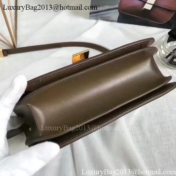 Celine Classic Box Flap Bag Smooth Leather C20447 Green Celine Classic Box Flap Bag Smooth Leather C20447 Green