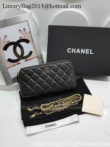 Chanel mini Shoulder Bag Black Sheepskin Leather A7020 Gold Chanel mini Shoulder Bag Black Sheepskin Leather A7020 Gold
