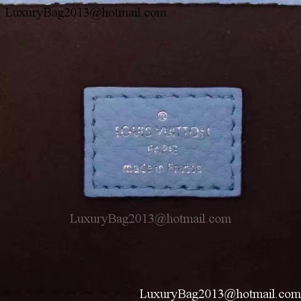 Louis Vuitton Calfskin Leather Babylone PM M50031 Blue Louis Vuitton Calfskin Leather Babylone PM M50031 Blue