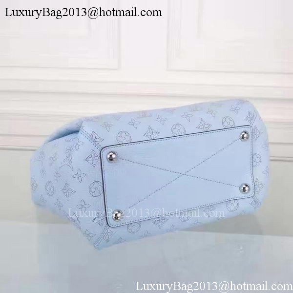 Louis Vuitton Calfskin Leather Babylone PM M50031 Blue Louis Vuitton Calfskin Leather Babylone PM M50031 Blue