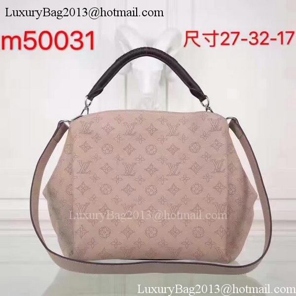 Louis Vuitton Mahina Leather BABYLONE CHAIN BB Bag M51223 Apricot Louis Vuitton Mahina Leather BABYLONE CHAIN BB Bag M51223 Apricot