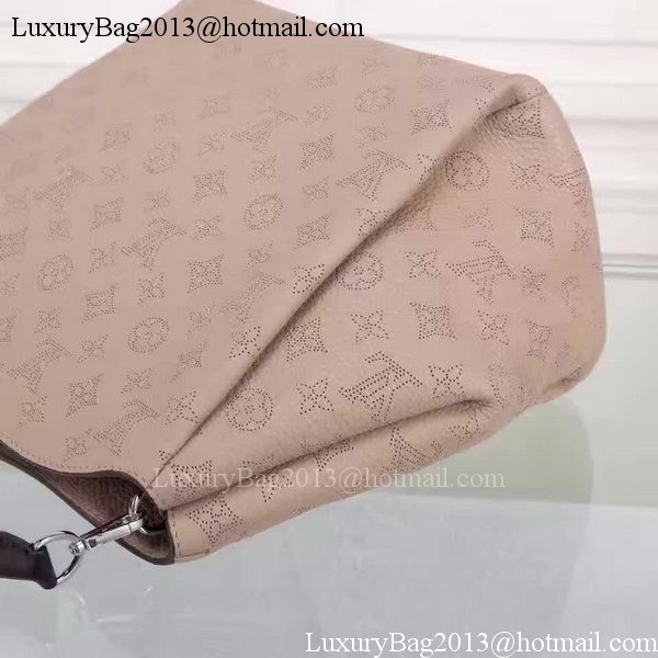 Louis Vuitton Mahina Leather BABYLONE CHAIN BB Bag M51223 Apricot Louis Vuitton Mahina Leather BABYLONE CHAIN BB Bag M51223 Apricot