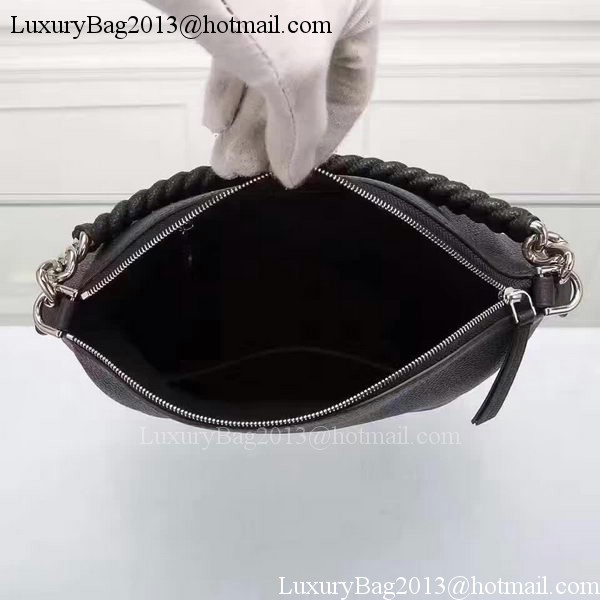 Louis Vuitton Mahina Leather BABYLONE CHAIN BB Bag M51223 Black Louis Vuitton Mahina Leather BABYLONE CHAIN BB Bag M51223 Black
