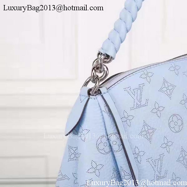 Louis Vuitton Mahina Leather BABYLONE CHAIN BB Bag M51223 Blue Louis Vuitton Mahina Leather BABYLONE CHAIN BB Bag M51223 Blue