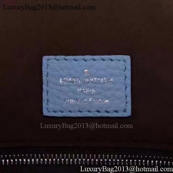 Louis Vuitton Mahina Leather BABYLONE CHAIN BB Bag M51223 Blue Louis Vuitton Mahina Leather BABYLONE CHAIN BB Bag M51223 Blue