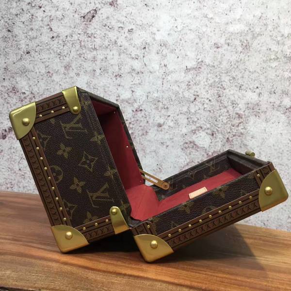 Louis Vuitton Monogram Canvas Treasure Box 40666 Marroon Louis Vuitton Monogram Canvas Treasure Box 40666 Marroon